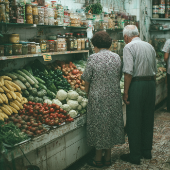 Katta yoshdagi shaxs sog'lom taom bilan